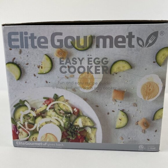 Elite Gourmet EGC115M Easy Egg Cooker Electric 7-Egg Capacity - Picture 2 of 5